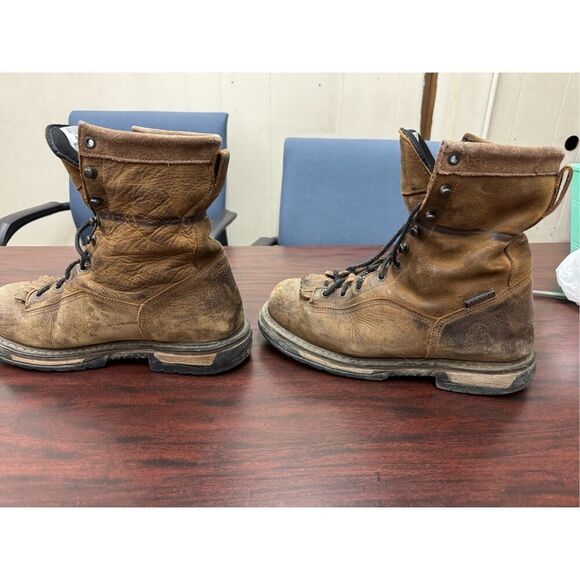 Rocky Men’s Steel Toe Work Boots Size 10.5 - Picture 3 of 10